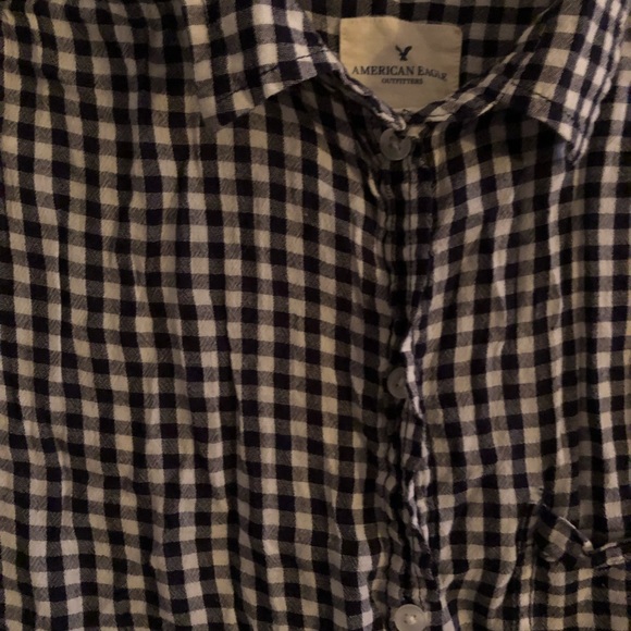 Short sleeve button up gingham shirt - Picture 2 of 2